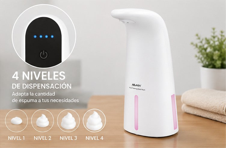 Dispensador De Jabon Espuma Automatico